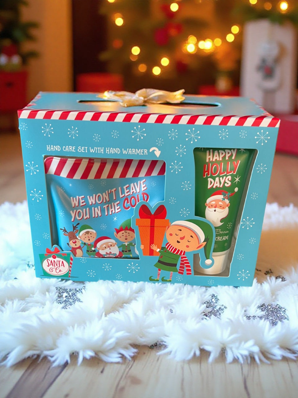 Accentra weihnachtlicher Handwärmer mit Hand & Nagelcreme