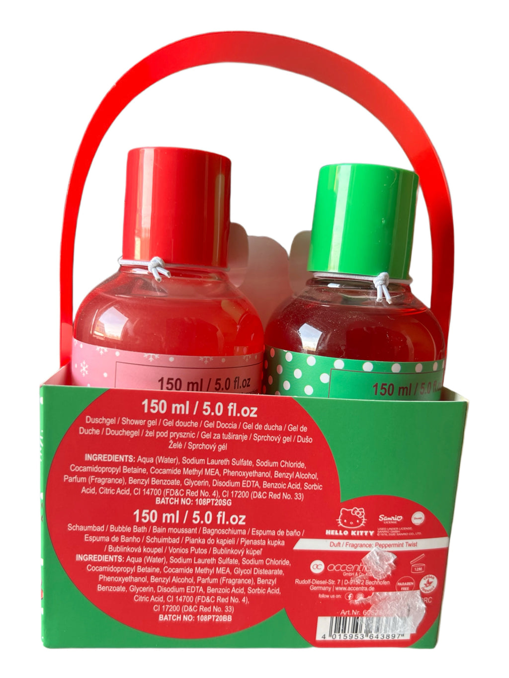 Accentra Hello Kitty Schaumbad und Shampoo