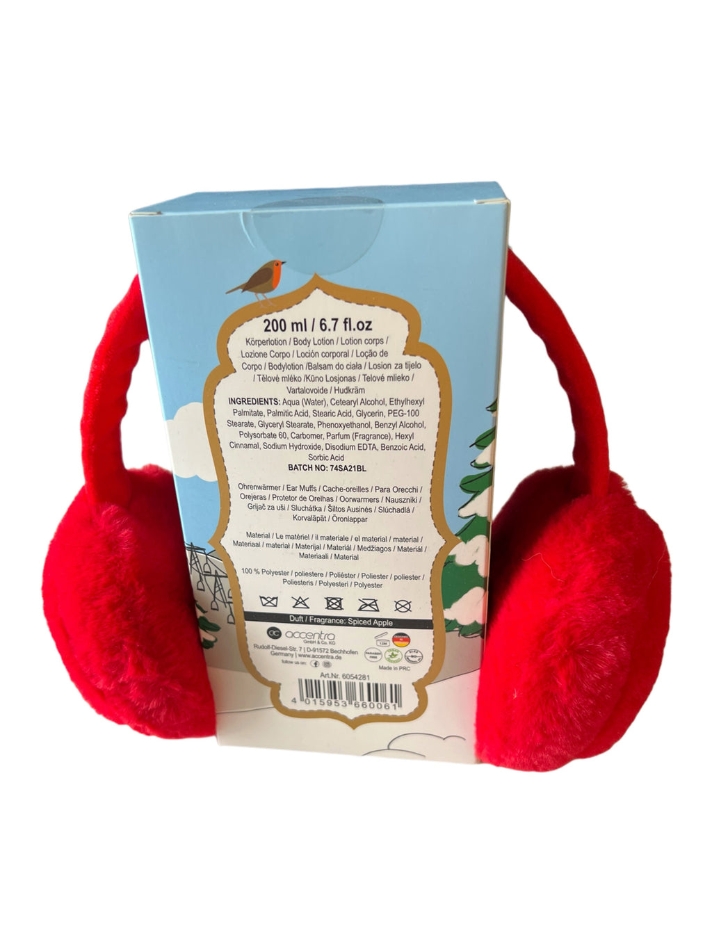 Accentra Körperlotion und Ohrenwärmer La Belle Femme